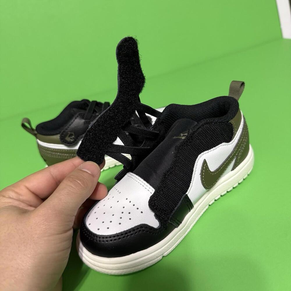 Nike Air Jordan 1 Low Medium Olive Shoes DR9747 092 Size Toddler 9C - Picture 3 of 8